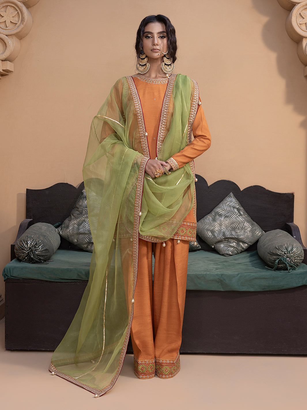 Hem Stitch | Raw Silk Edit 25 | Kashish - Official Hemstitch stockist in UK - Sakeena London