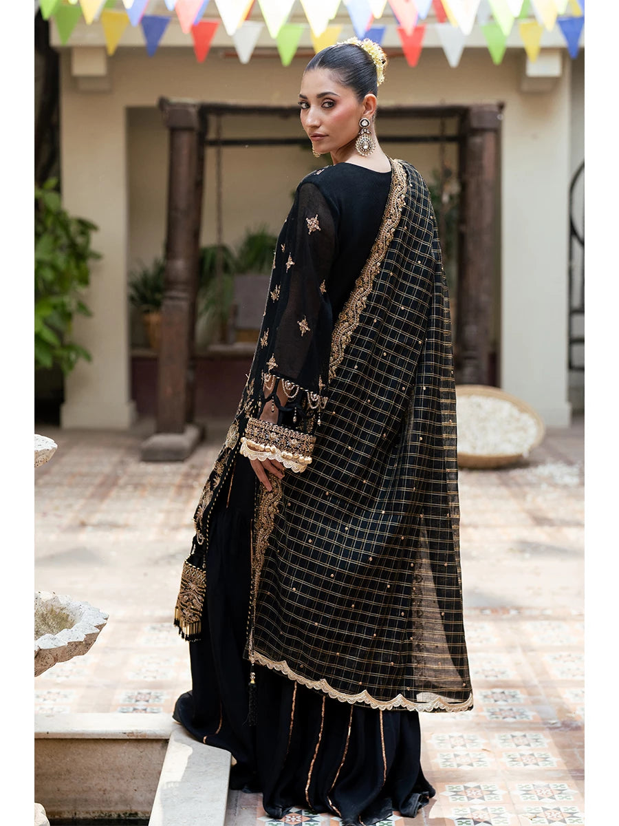 Salitex | Signature Festive Chiffon | SUNW6JI041UT - Official Salitex stockist in UK - Sakeena London