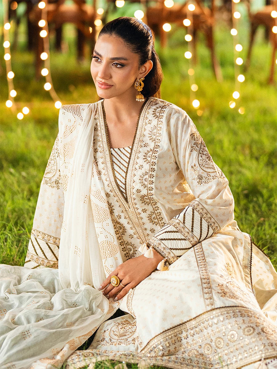 Salitex | Signature Festive Chiffon | UNS25WW010UT - Official Salitex stockist in UK - Sakeena London