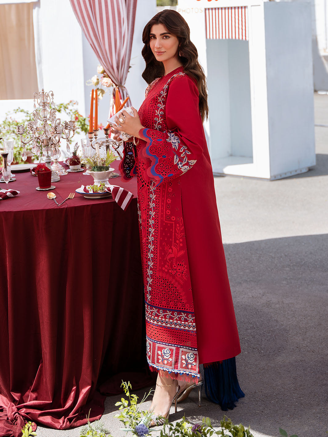 Bin Ilyas | Clara Embroidered Lawn 24 | 217 - B - Official Bin Ilyas stockist in UK - Sakeena London