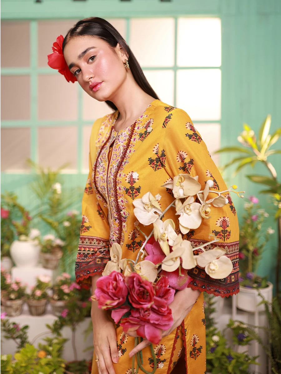 Salitex | Izel Lawn 24 | LUXURY LAWN EMBROIDERED SUIT - Official Salitex stockist in UK - Sakeena London