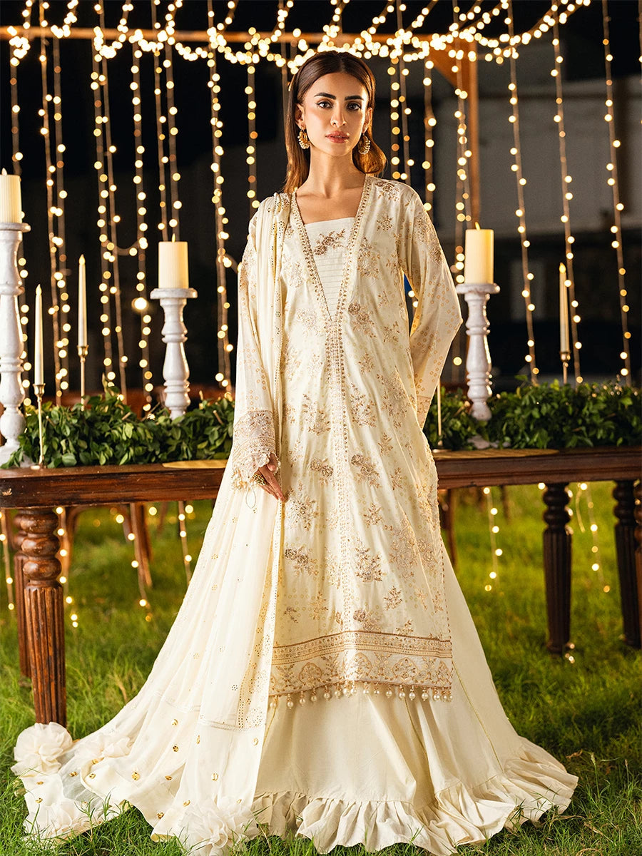 Salitex | Signature Festive Chiffon | UNS25WW011UT - Official Salitex stockist in UK - Sakeena London