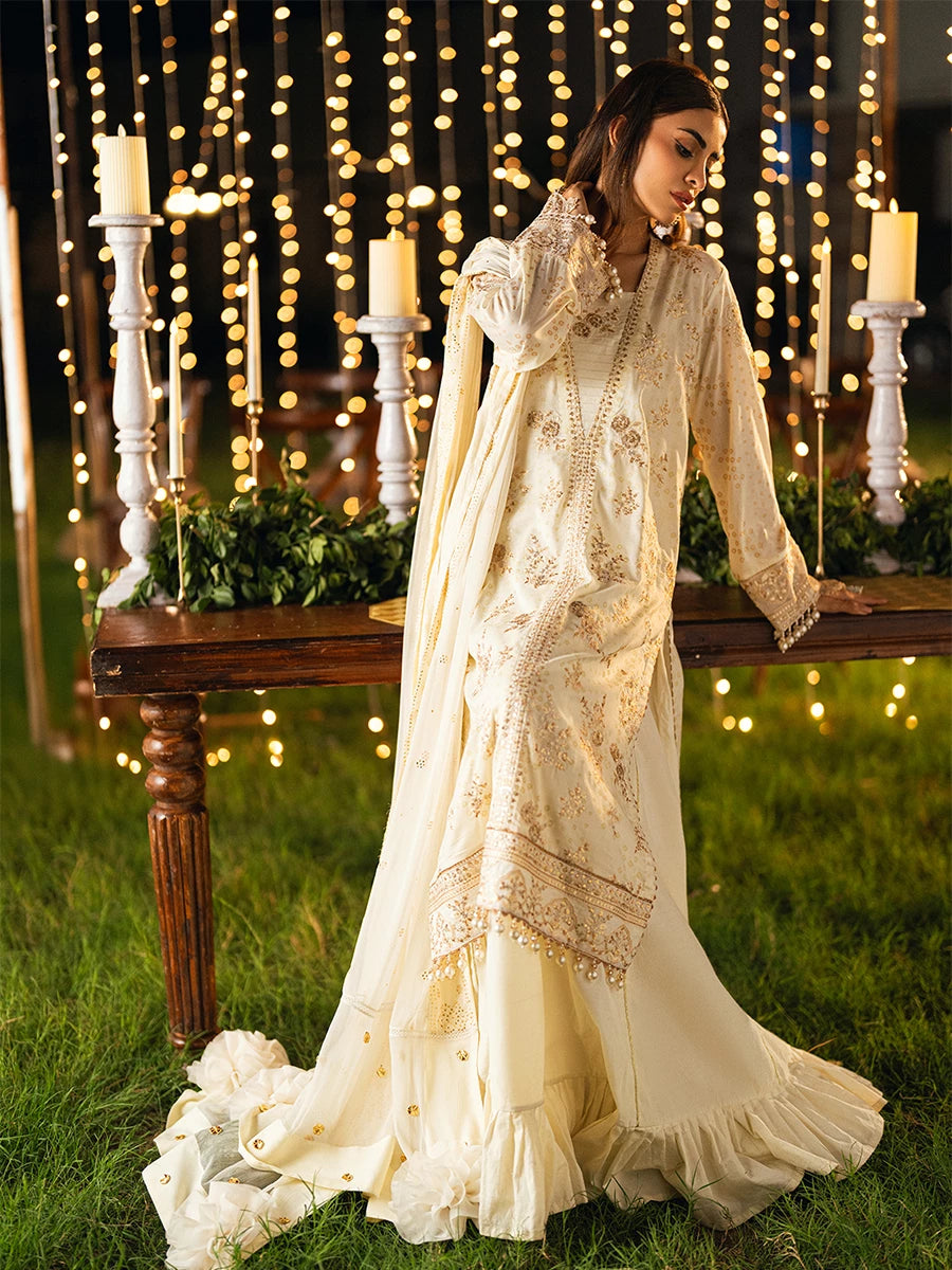 Salitex | Signature Festive Chiffon | UNS25WW011UT - Official Salitex stockist in UK - Sakeena London