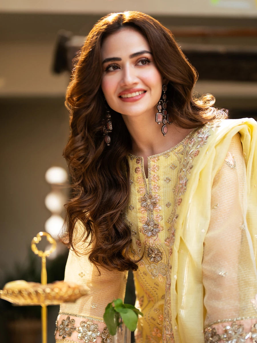 Salitex | Signature Festive Chiffon | SUNW6NO030UT - Official Salitex stockist in UK - Sakeena London