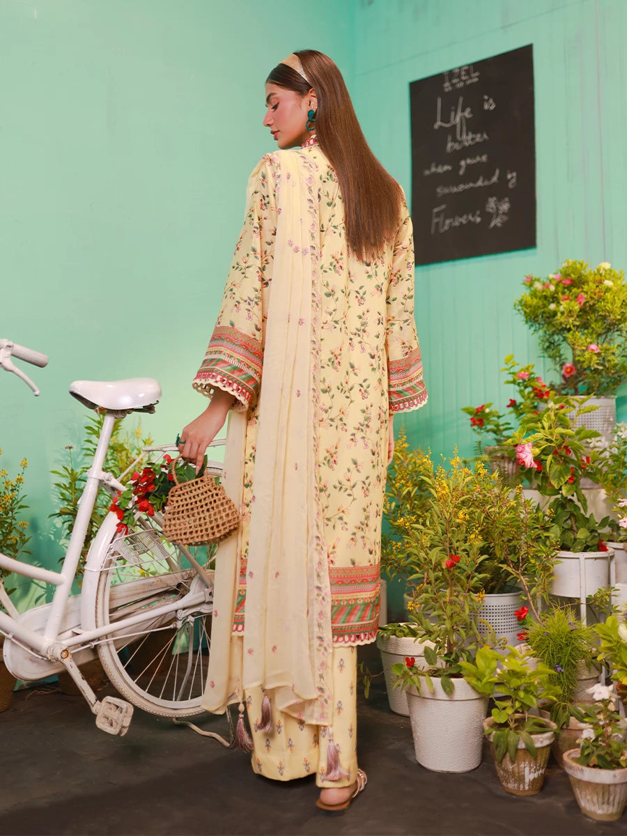 Salitex | Izel Lawn 24 | LUXURY LAWN EMBROIDERED SUIT - Official Salitex stockist in UK - Sakeena London