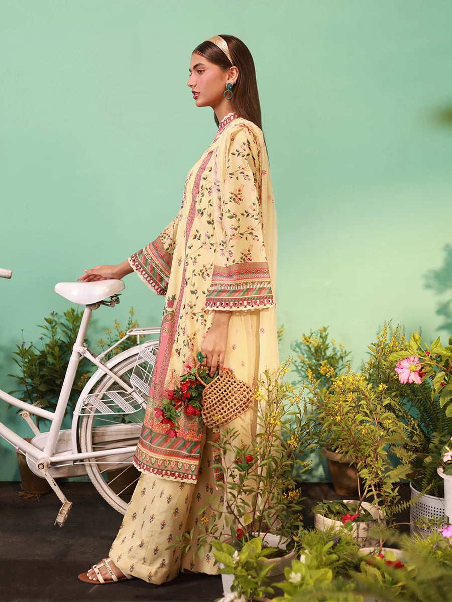 Salitex | Izel Lawn 24 | LUXURY LAWN EMBROIDERED SUIT - Official Salitex stockist in UK - Sakeena London