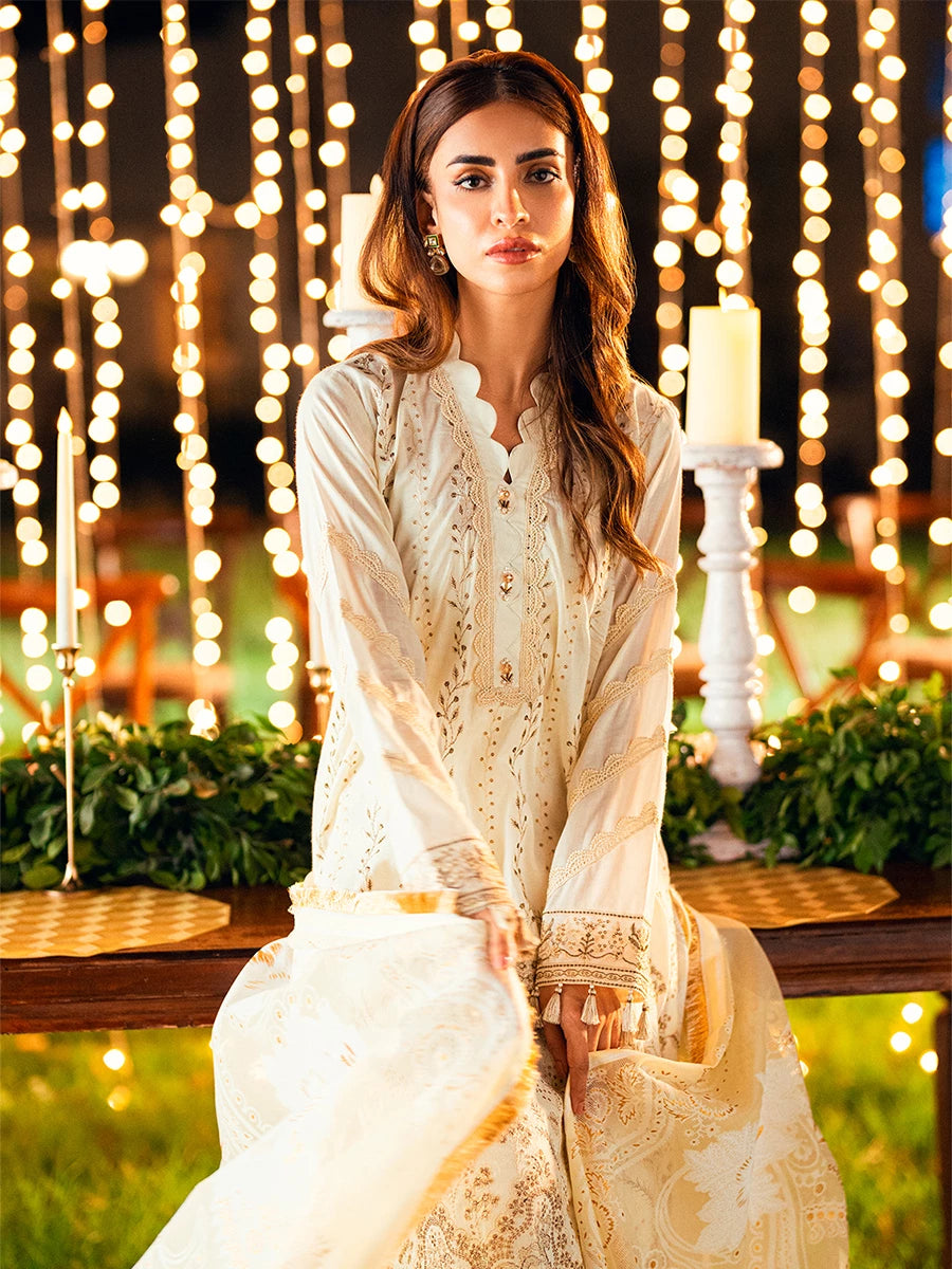 Salitex | Signature Festive Chiffon | UNS25WW012UT - Official Salitex stockist in UK - Sakeena London
