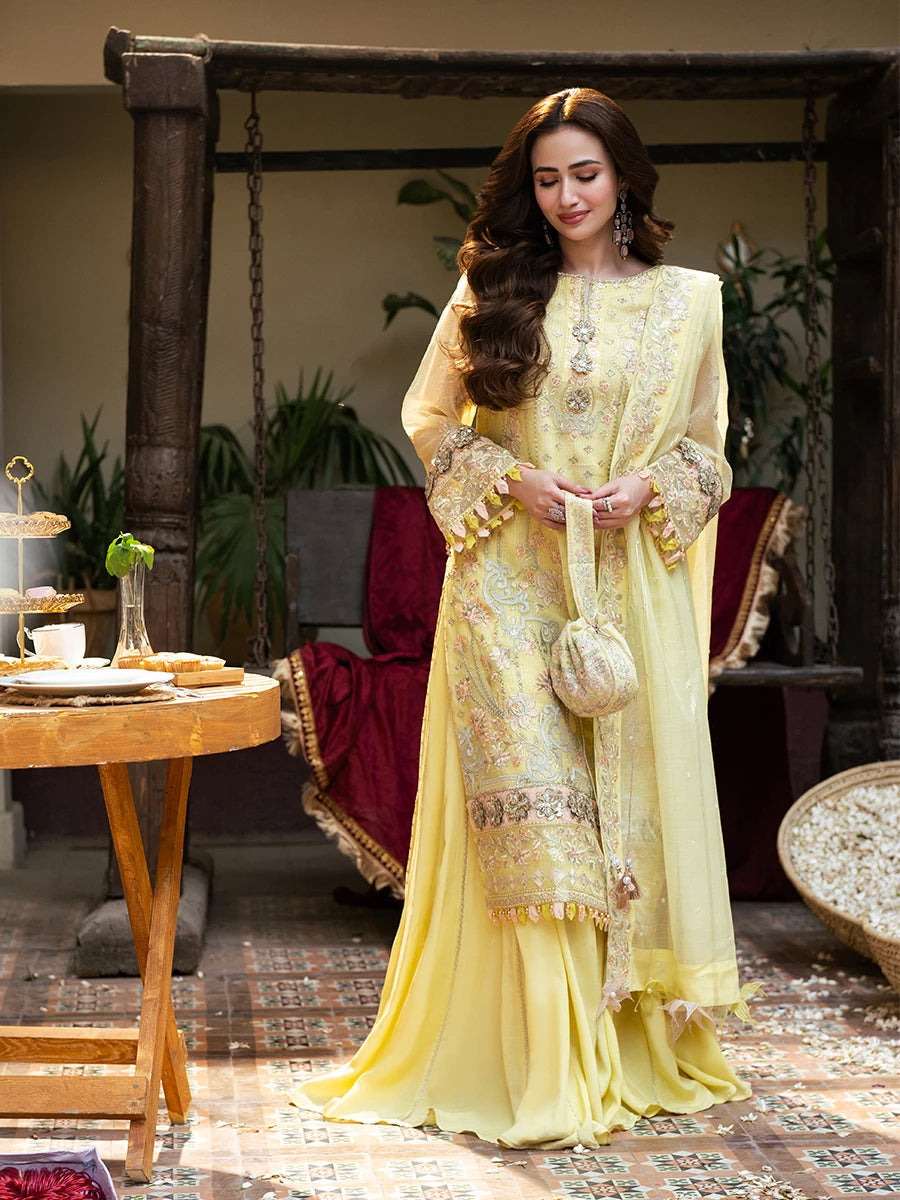 Salitex | Signature Festive Chiffon | SUNW6NO030UT - Official Salitex stockist in UK - Sakeena London