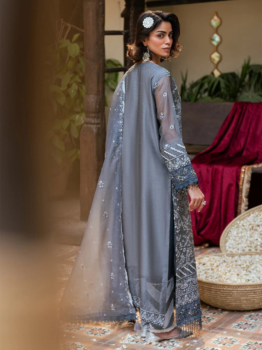 Salitex | Signature Festive Chiffon | SUNW6JI042UT - Official Salitex stockist in UK - Sakeena London