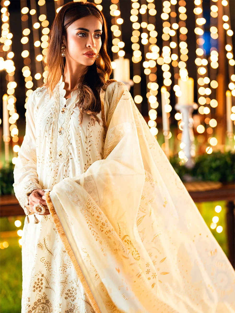 Salitex | Signature Festive Chiffon | UNS25WW012UT - Official Salitex stockist in UK - Sakeena London