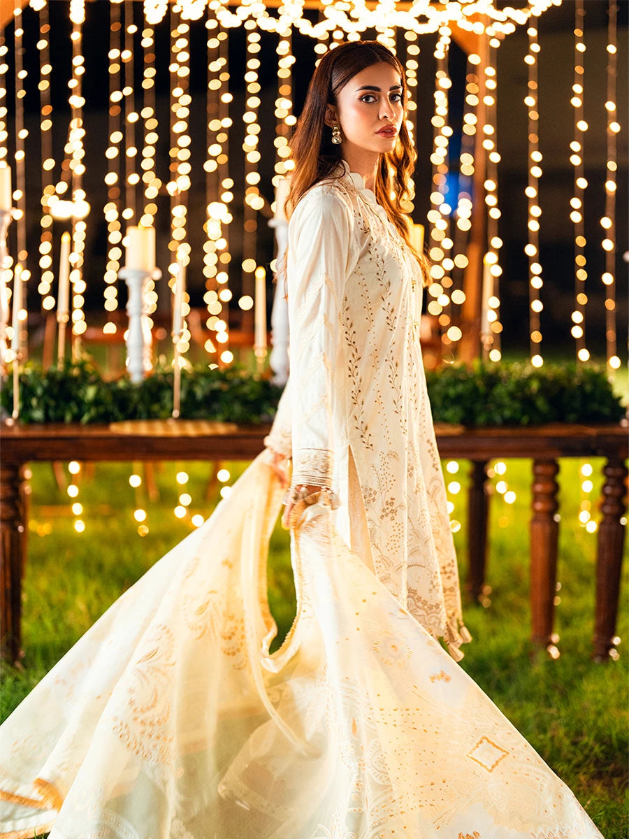 Salitex | Signature Festive Chiffon | UNS25WW012UT - Official Salitex stockist in UK - Sakeena London