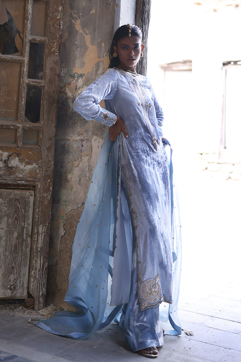 Wardha Saleem | Pure Velvet 25 | Raya - Official Wardha Saleem stockist in UK - Sakeena London
