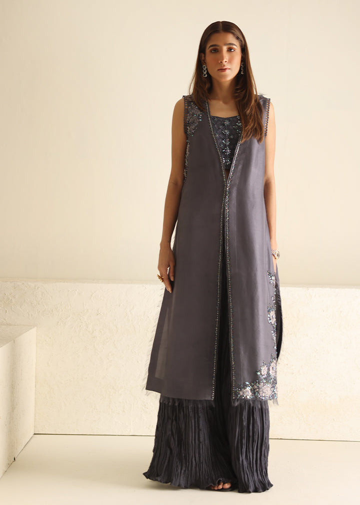 Umsha | Luxury Pret | AURORA GREY - Official Umsha stockist in UK - Sakeena London