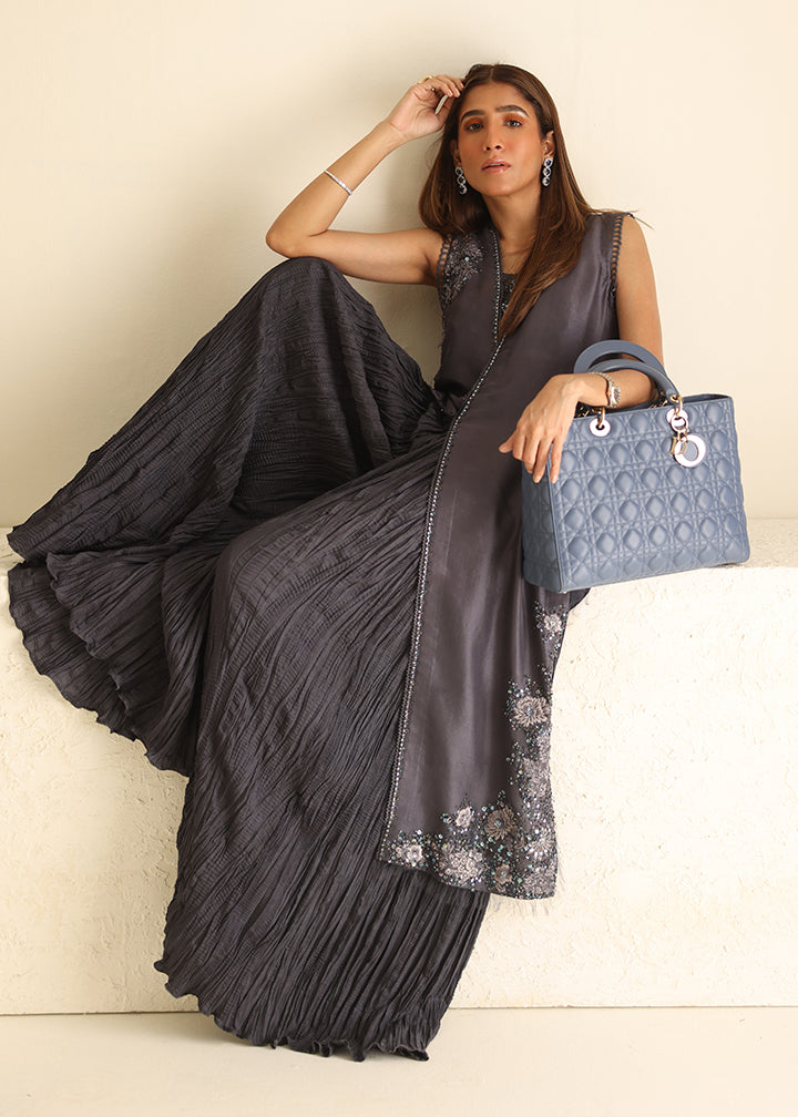 Umsha | Luxury Pret | AURORA GREY - Official Umsha stockist in UK - Sakeena London