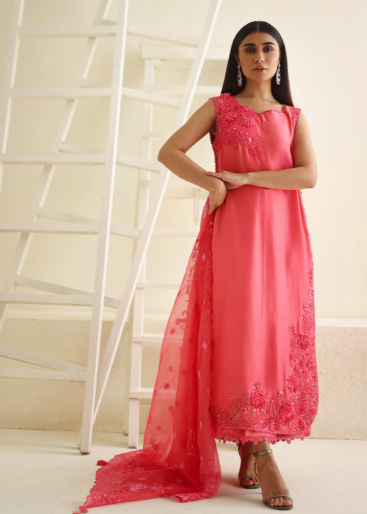 Umsha | Luxury Pret | TROPICAL PINK - Official Umsha stockist in UK - Sakeena London