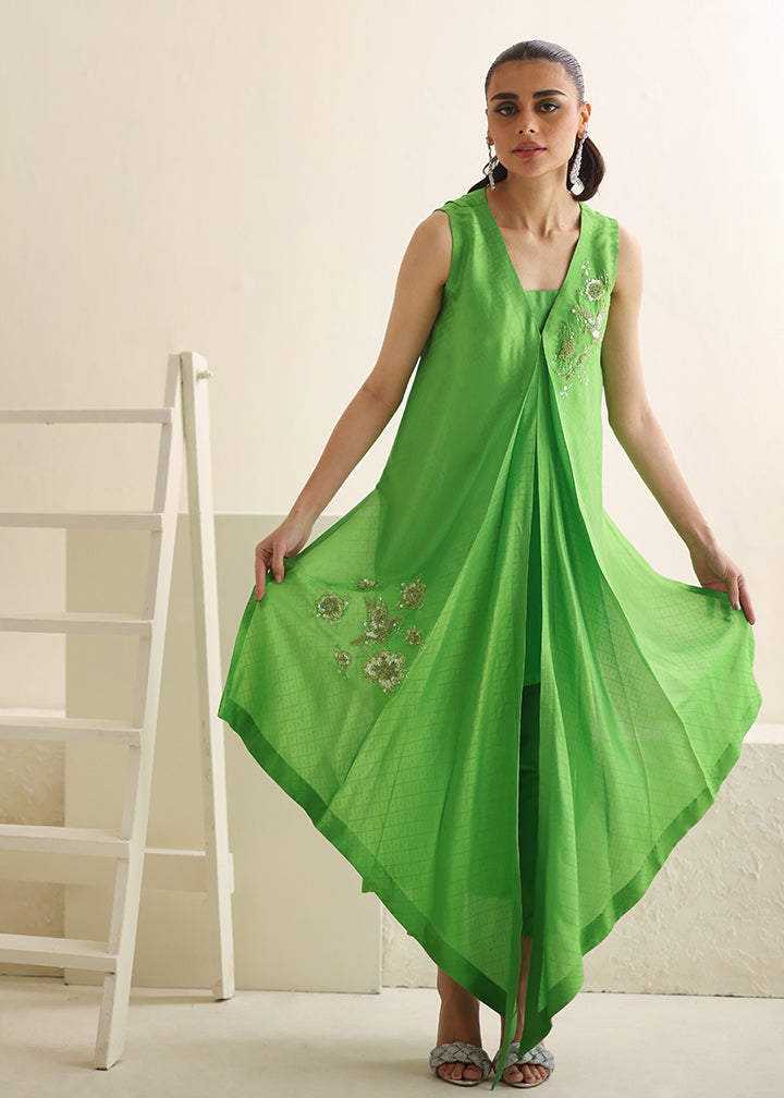 Umsha | Luxury Pret | GREEN BLOOM - Official Umsha stockist in UK - Sakeena London