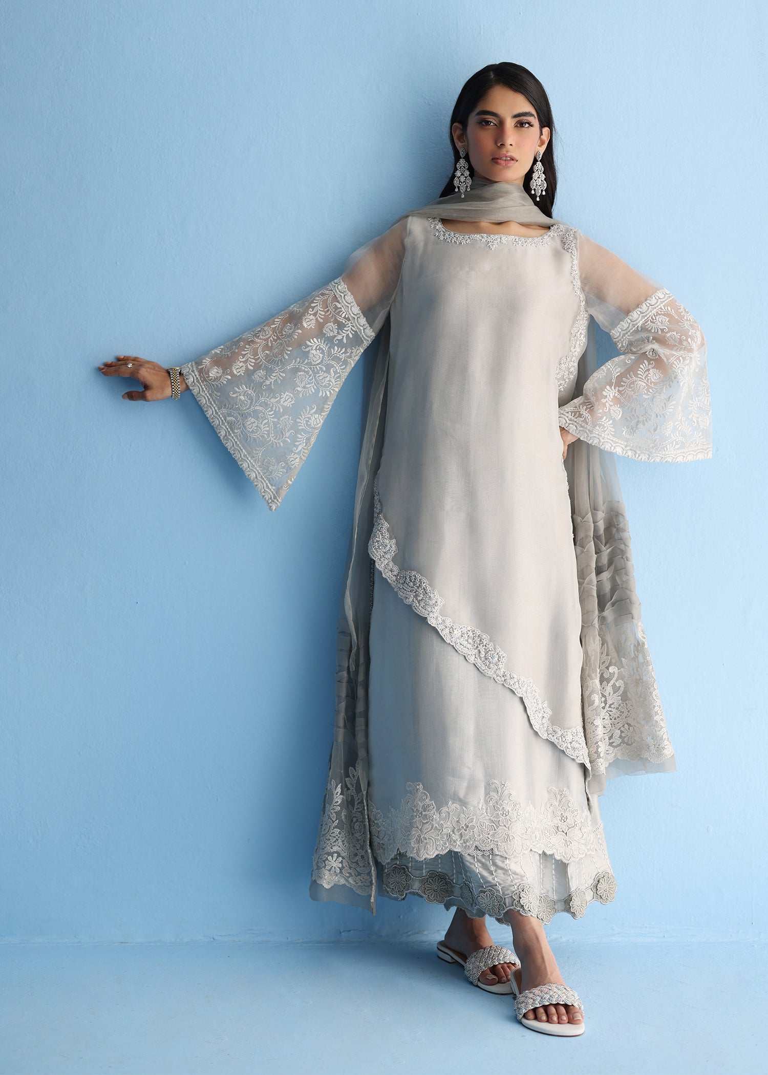 Umsha | Luxury Pret | FROSTED PEARL - Official Umsha stockist in UK - Sakeena London