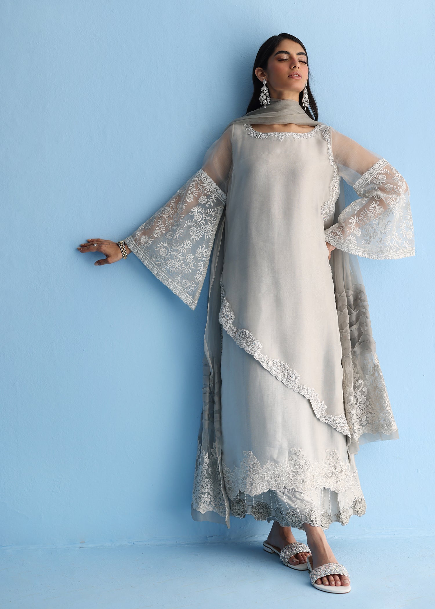Umsha | Luxury Pret | FROSTED PEARL - Official Umsha stockist in UK - Sakeena London