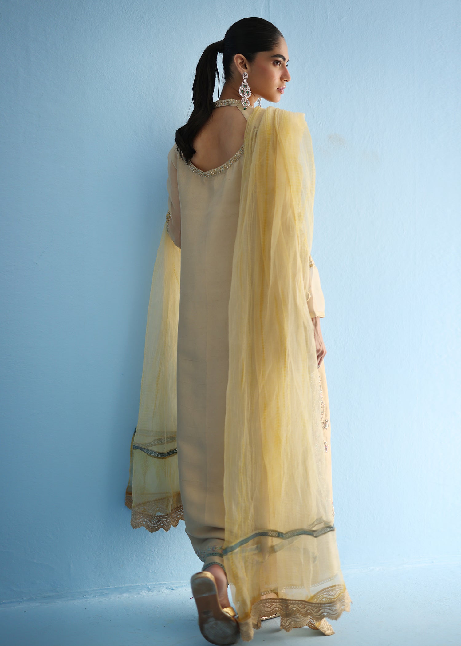 Umsha | Luxury Pret | SEA GOLD TREASURE - Official Umsha stockist in UK - Sakeena London