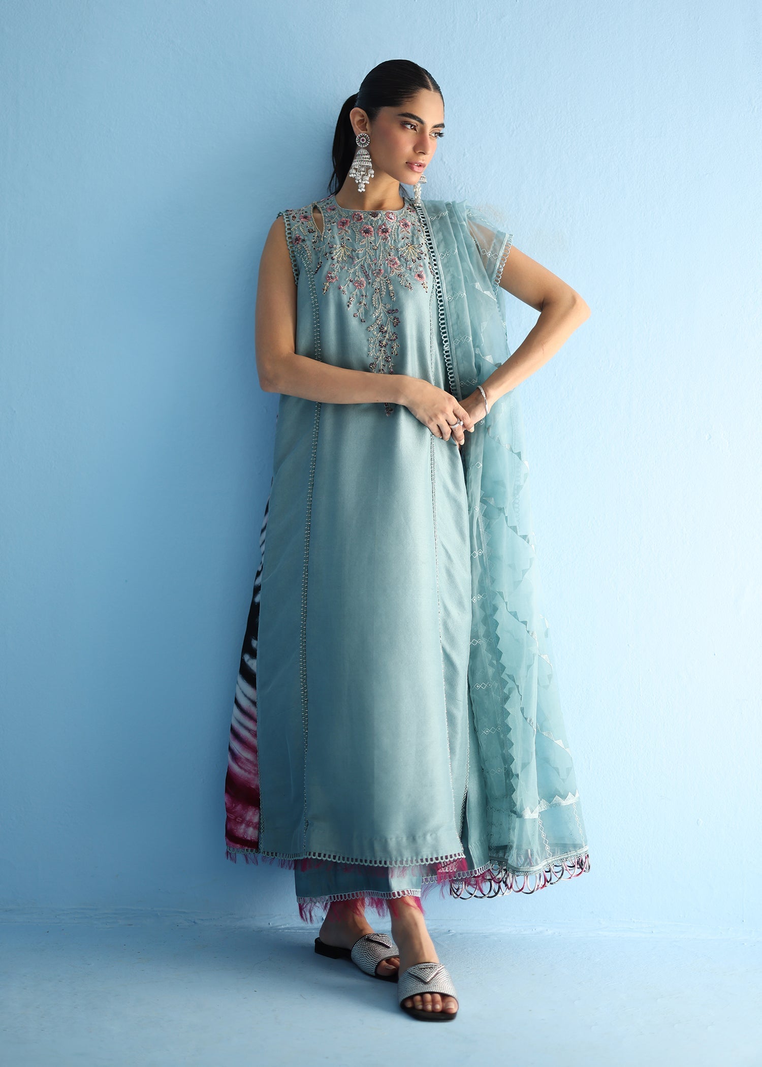 Umsha | Luxury Pret | SOAKED ASH PLUM - Official Umsha stockist in UK - Sakeena London