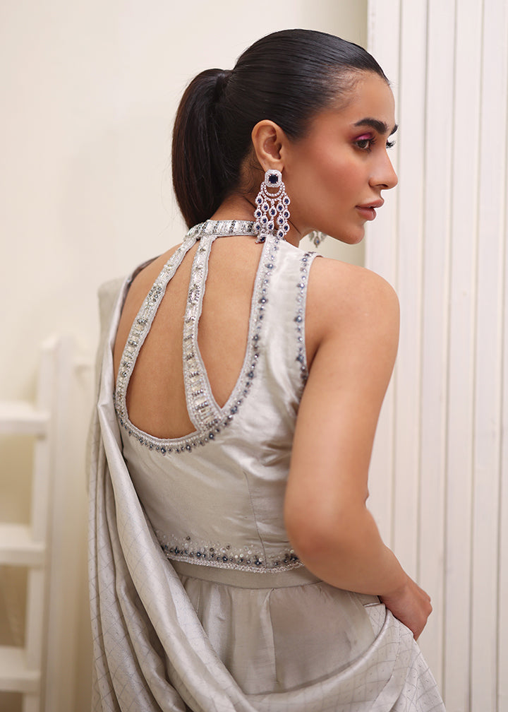 Umsha | Luxury Pret | GLEAMING GREY - Official Umsha stockist in UK - Sakeena London
