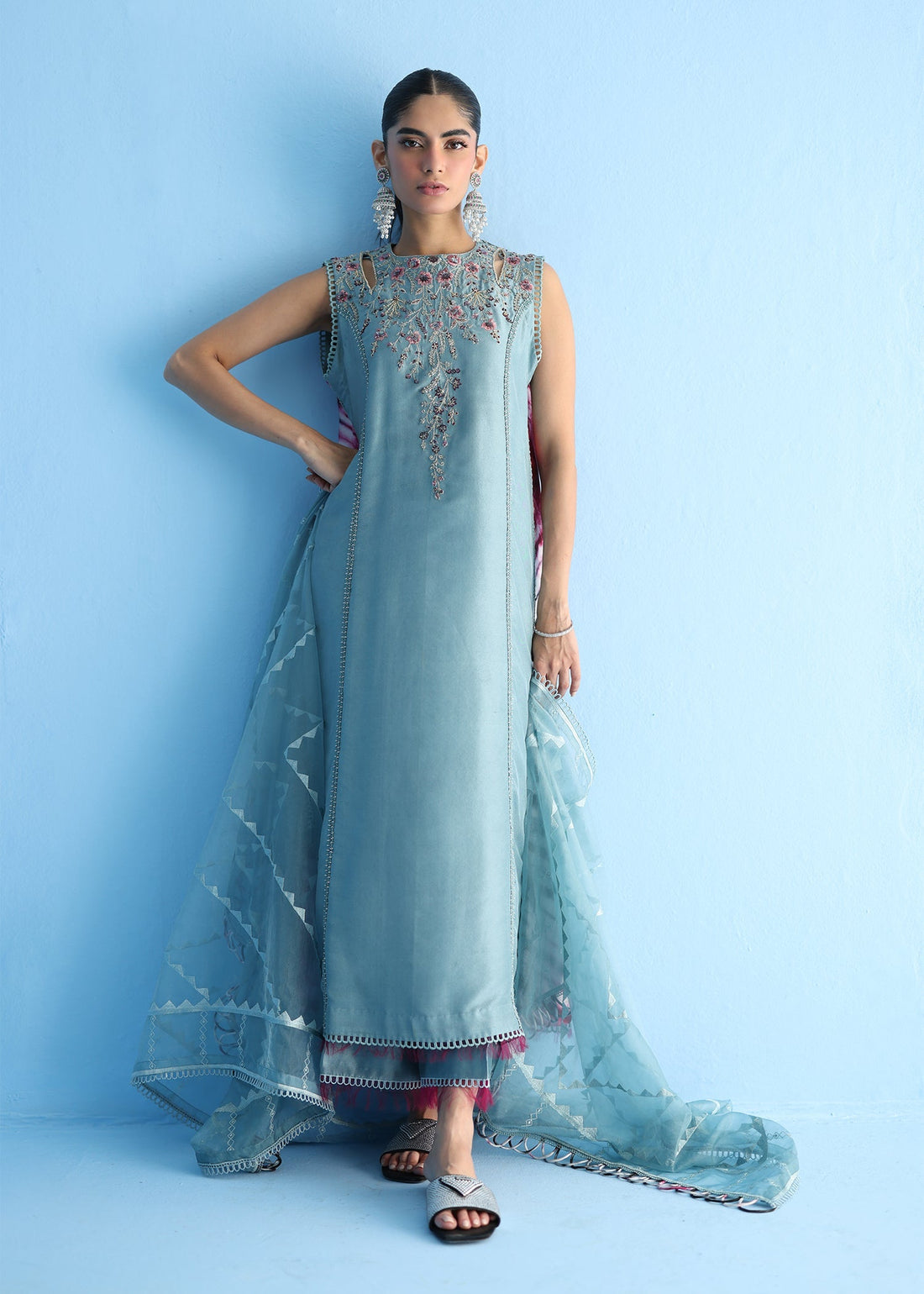 Umsha | Luxury Pret | SOAKED ASH PLUM - Official Umsha stockist in UK - Sakeena London
