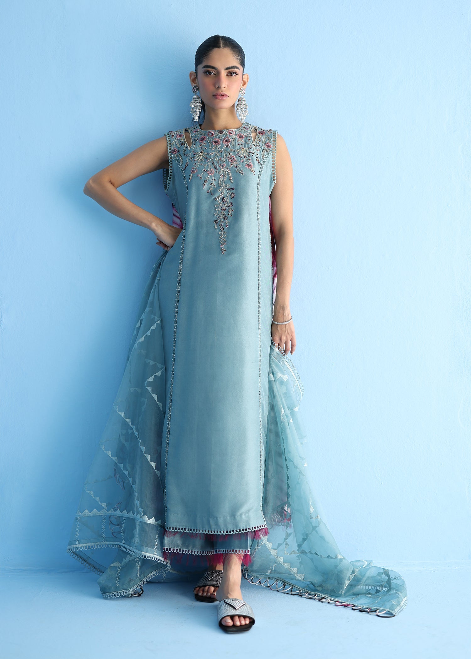 Umsha | Luxury Pret | SOAKED ASH PLUM - Official Umsha stockist in UK - Sakeena London