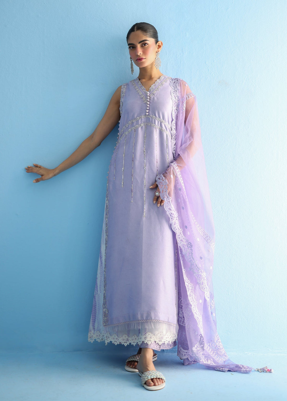 Umsha | Luxury Pret | LILAC MARBLE - Official Umsha stockist in UK - Sakeena London