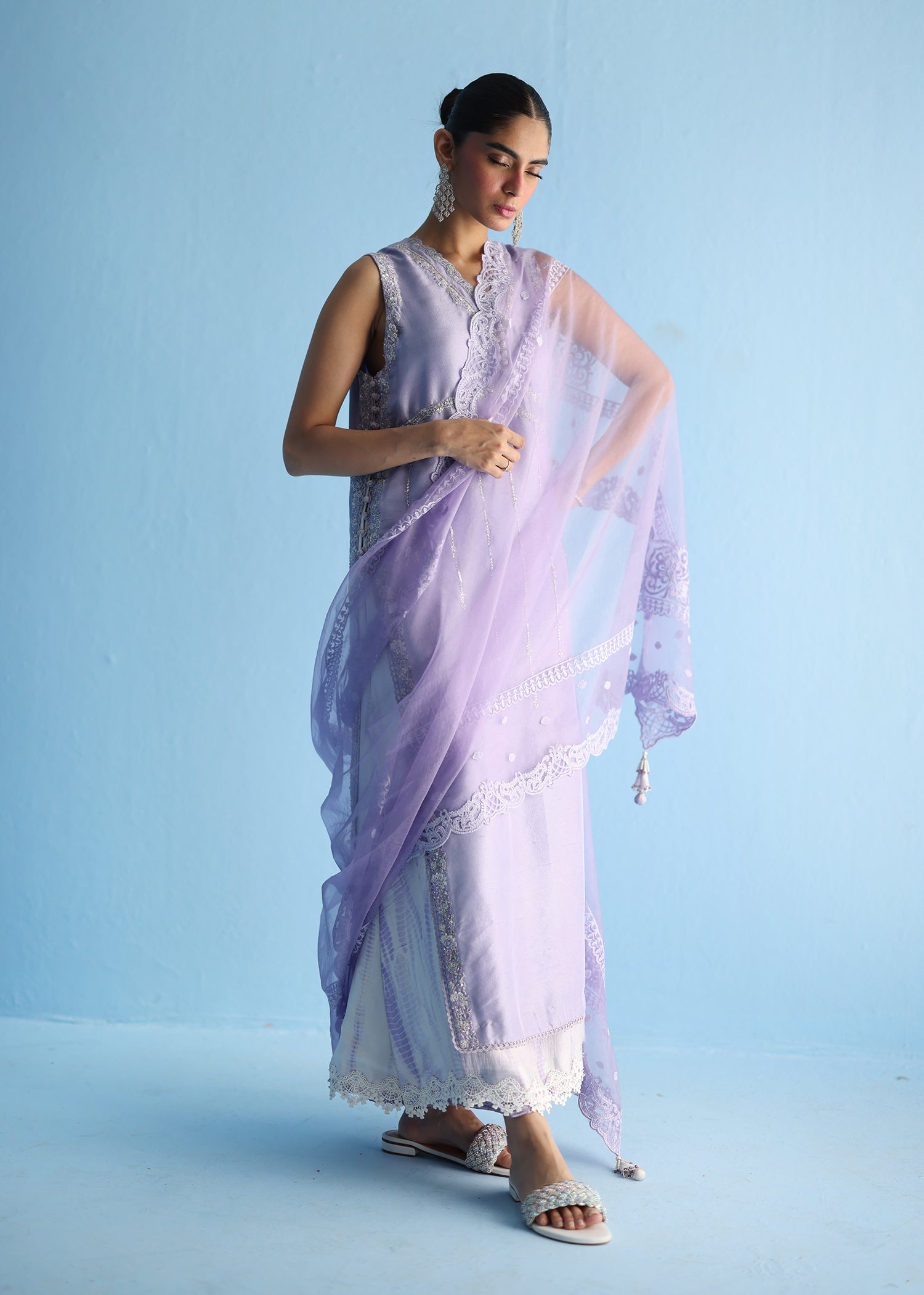 Umsha | Luxury Pret | LILAC MARBLE - Official Umsha stockist in UK - Sakeena London