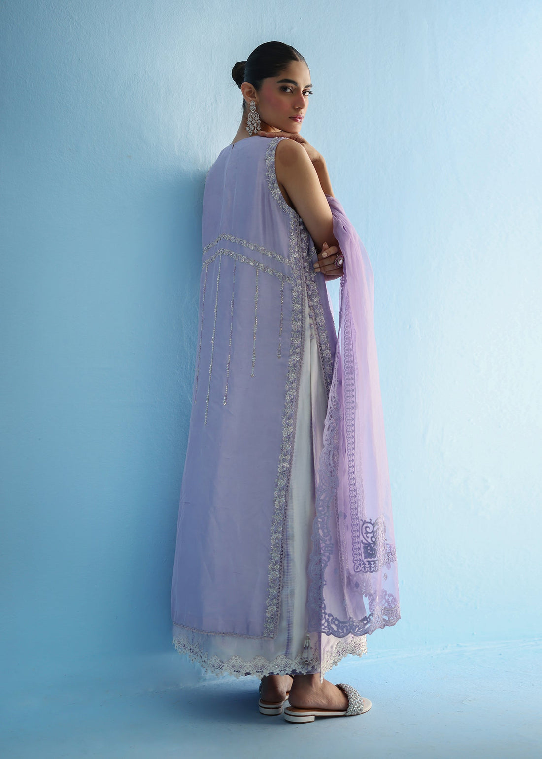 Umsha | Luxury Pret | LILAC MARBLE - Official Umsha stockist in UK - Sakeena London