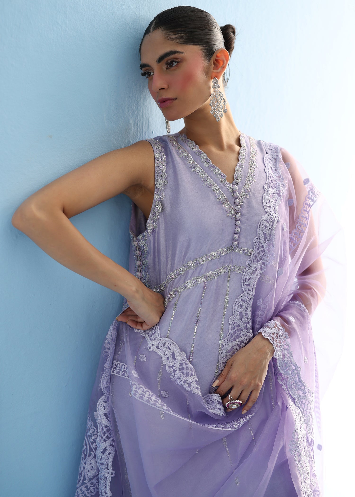 Umsha | Luxury Pret | LILAC MARBLE - Official Umsha stockist in UK - Sakeena London