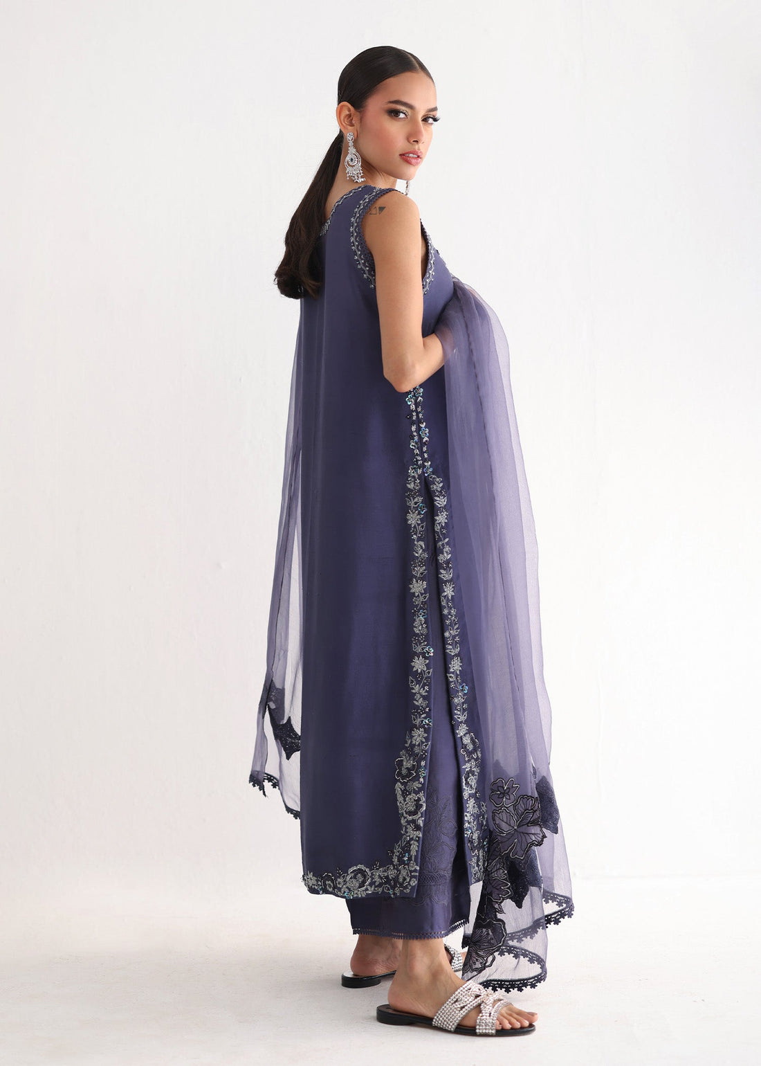 Umsha | Luxury Pret | CROWN BLUE JEWEL - Official Umsha stockist in UK - Sakeena London