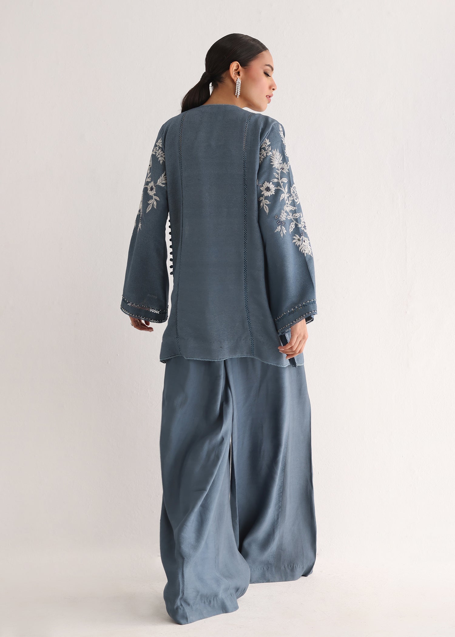 Umsha | Luxury Pret | BLUE STONE GLOSS - Official Umsha stockist in UK - Sakeena London
