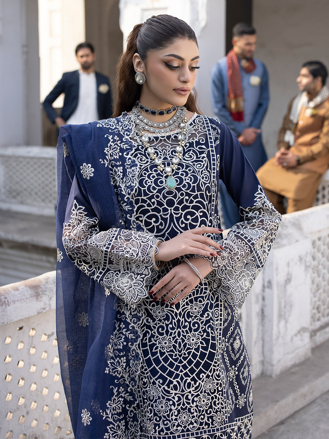 Mahnur | Mahrukh Luxury Lawn 24 | DUSK - Official Mahnur stockist in UK - Sakeena London