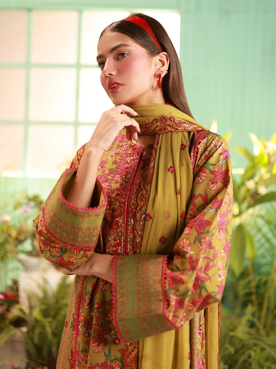 Salitex | Izel Lawn 24 | LUXURY LAWN EMBROIDERED SUIT - Official Salitex stockist in UK - Sakeena London
