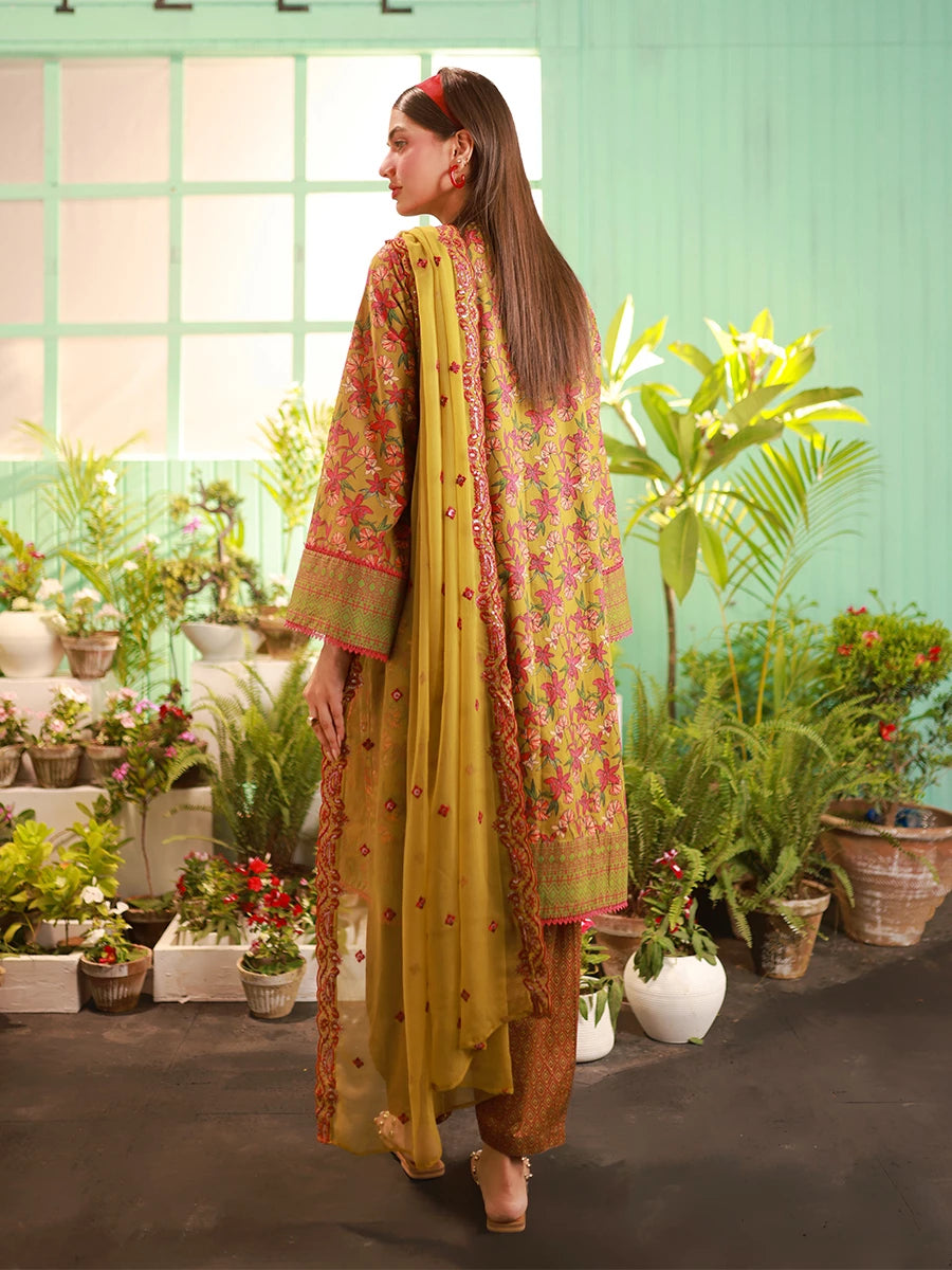 Salitex | Izel Lawn 24 | LUXURY LAWN EMBROIDERED SUIT - Official Salitex stockist in UK - Sakeena London