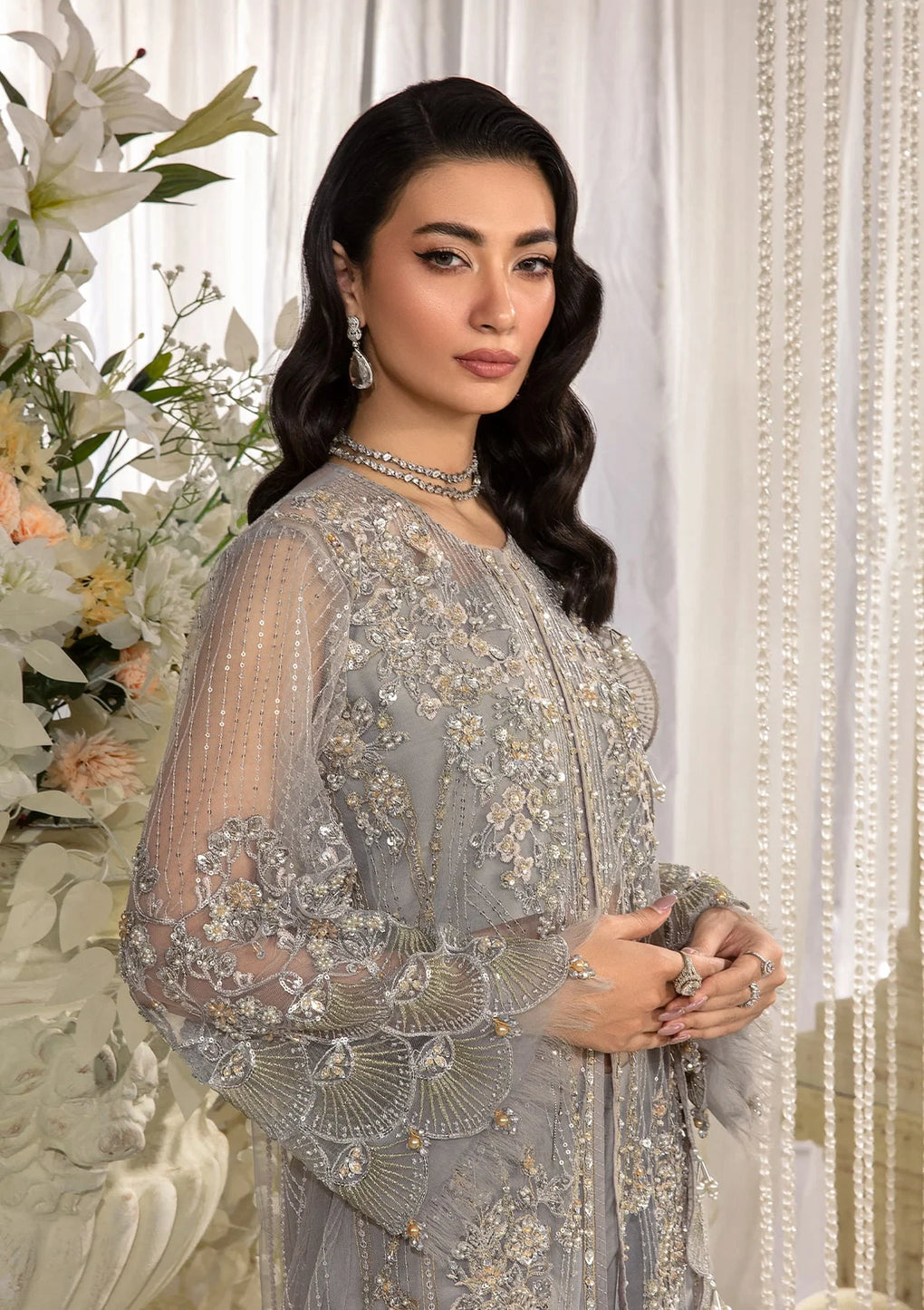 Elaf Premium | Evara Formals 24 | EFE-04 DOVE - Official Elaf Premium stockist in UK - Sakeena London