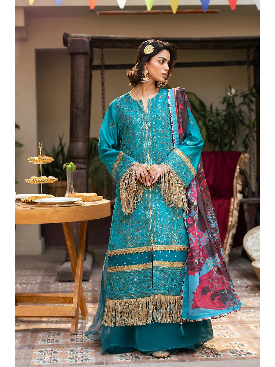 Salitex | Signature Festive Chiffon | SUNW6NO034UT - Official Salitex stockist in UK - Sakeena London