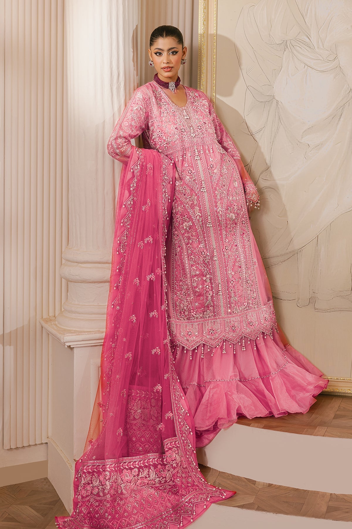 Raeesa Premium | Ada Premium Collection | HU - 44 Rosella - Official Raeesa Premium stockist in UK - Sakeena London