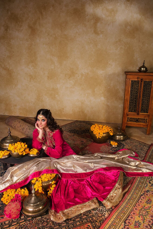 Maya | Raazi Velvet 24 | KASTURI - Official Maya stockist in UK - Sakeena London