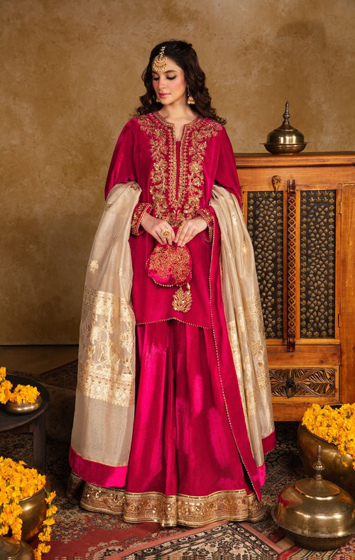 Maya | Raazi Velvet 24 | KASTURI - Official Maya stockist in UK - Sakeena London