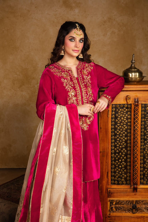 Maya | Raazi Velvet 24 | KASTURI - Official Maya stockist in UK - Sakeena London