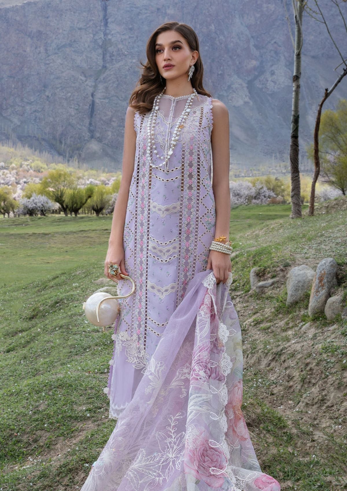 Lawn Collection - Crimson - Lawn 24 - CL24#7A