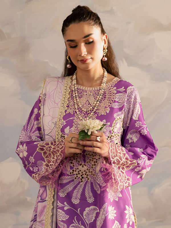 Mahnur | Kaia Slub Linen 25 | K - 10 | 3 PC LINEN - Official Mahnur stockist in UK - Sakeena London