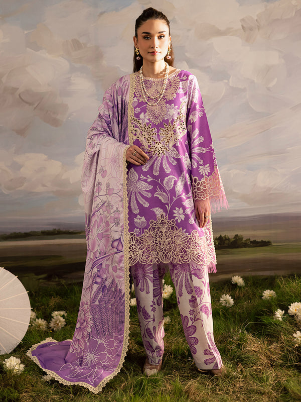 Mahnur | Kaia Slub Linen 25 | K - 10 | 3 PC LINEN - Official Mahnur stockist in UK - Sakeena London