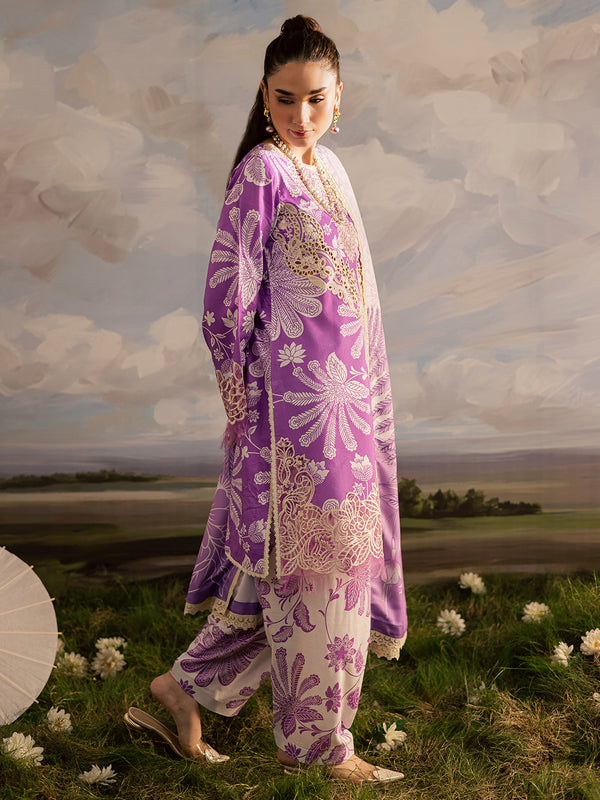 Mahnur | Kaia Slub Linen 25 | K - 10 | 3 PC LINEN - Official Mahnur stockist in UK - Sakeena London