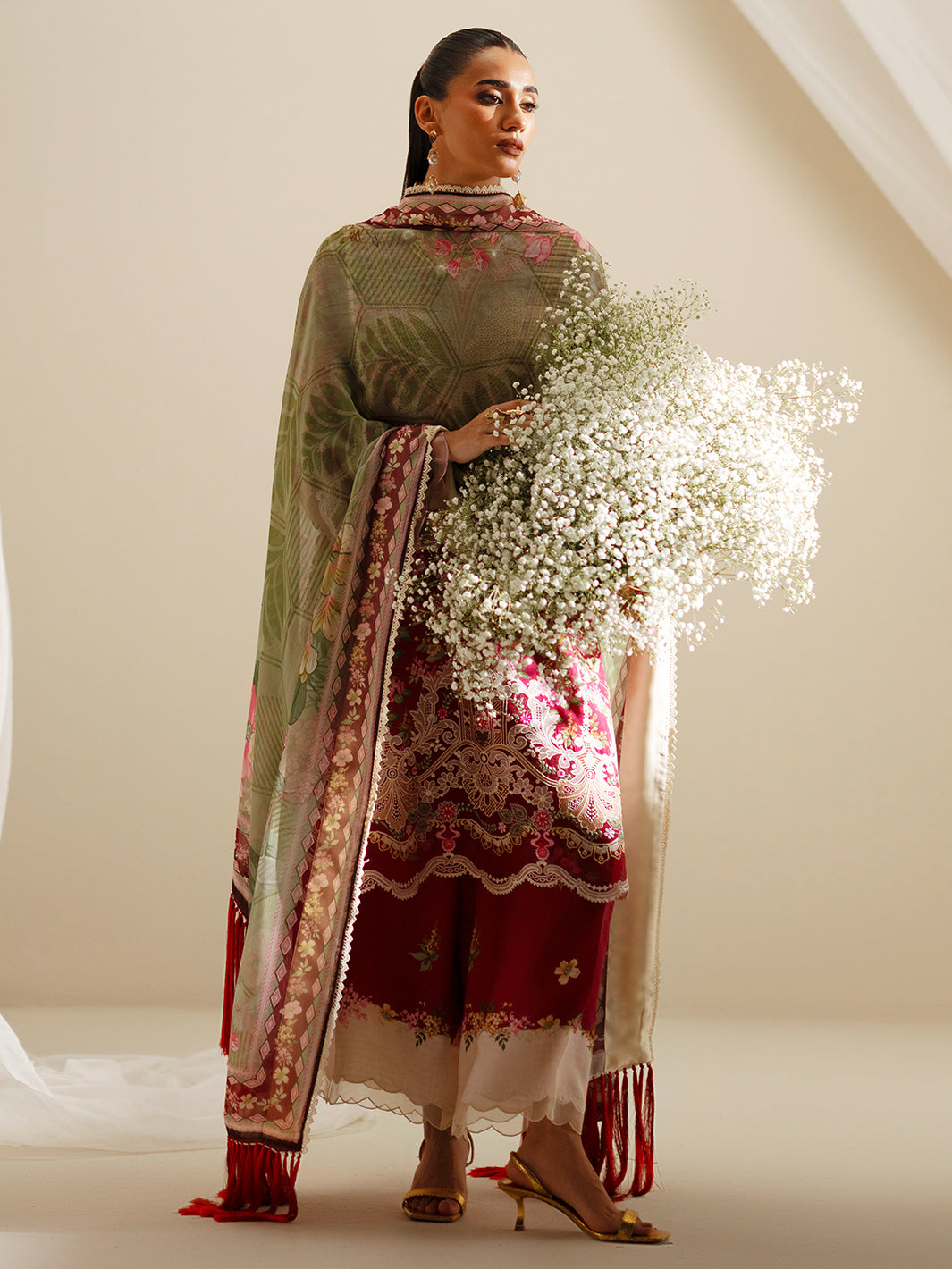 Bin Ilyas | Eres Bonita Viscose 25 | 1107-B - Official Bin Ilyas stockist in UK - Sakeena London