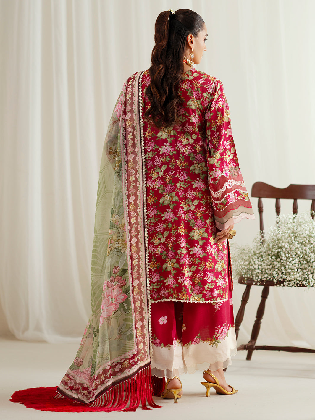 Bin Ilyas | Eres Bonita Viscose 25 | 1107-B - Official Bin Ilyas stockist in UK - Sakeena London