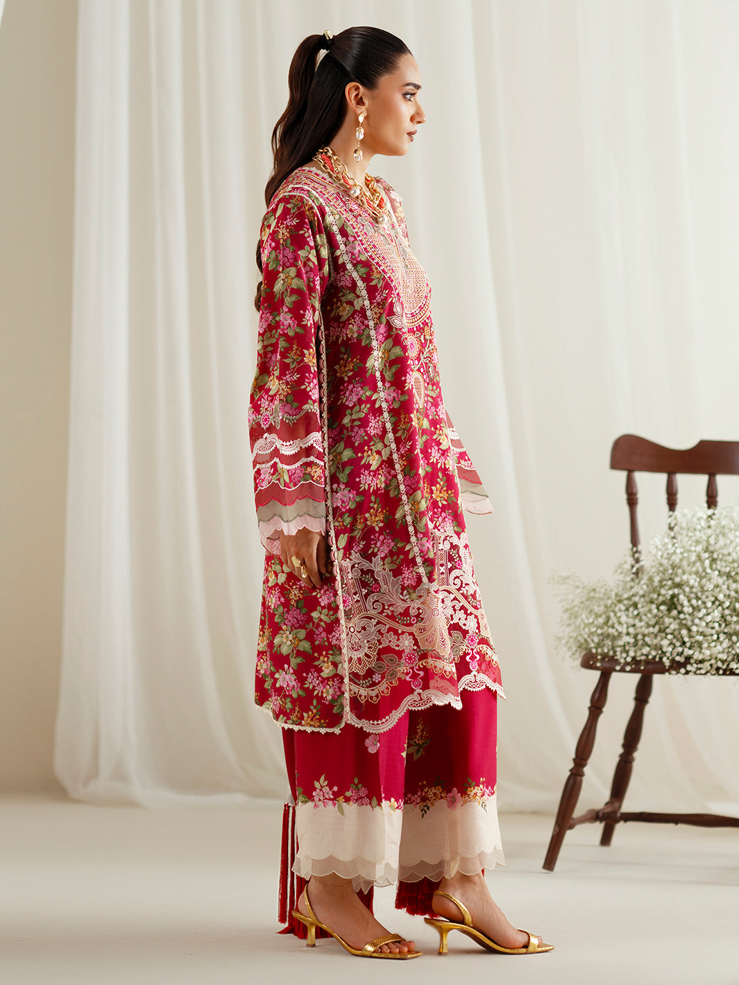 Bin Ilyas | Eres Bonita Viscose 25 | 1107-B - Official Bin Ilyas stockist in UK - Sakeena London