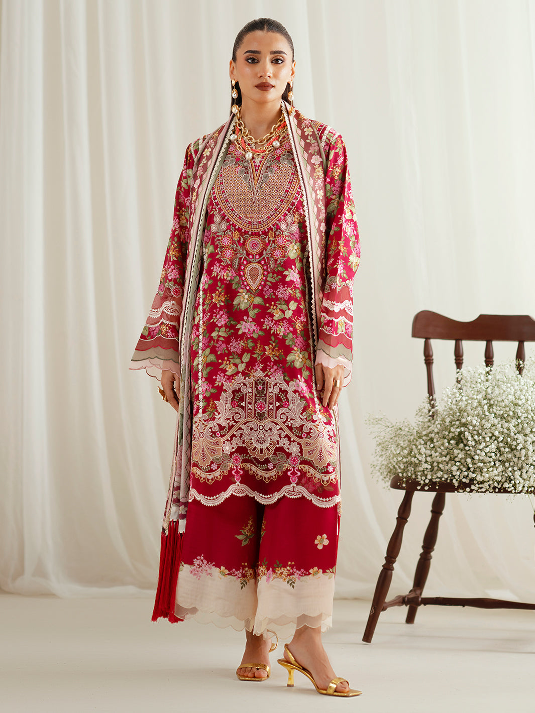 Bin Ilyas | Eres Bonita Viscose 25 | 1107-B - Official Bin Ilyas stockist in UK - Sakeena London